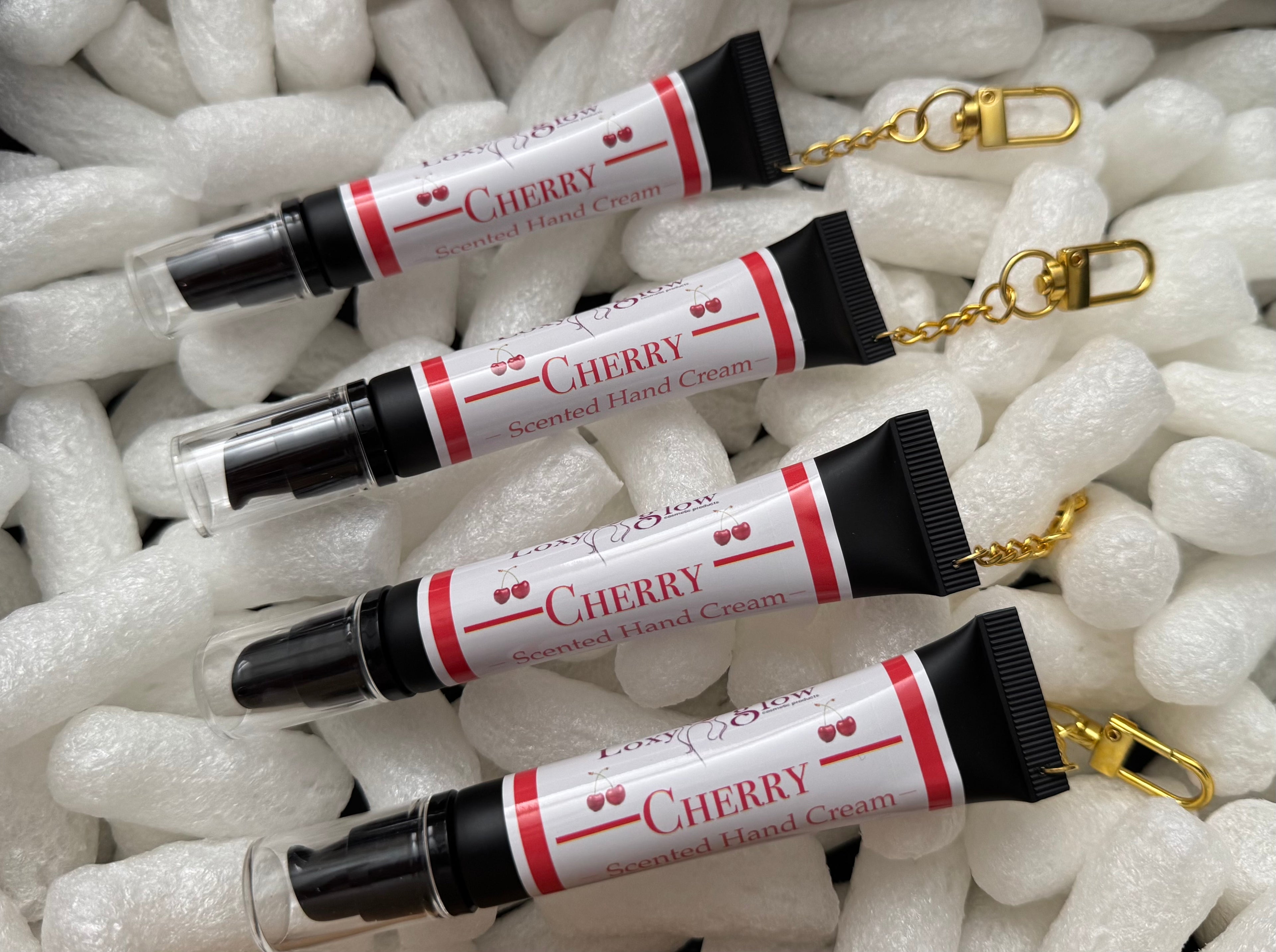 “CHERRY” Scented Hand Cream Keychain